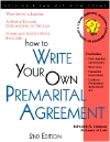 How to Write Your Own Premarital Agreement, 2nd Edition By Edward A. Haman